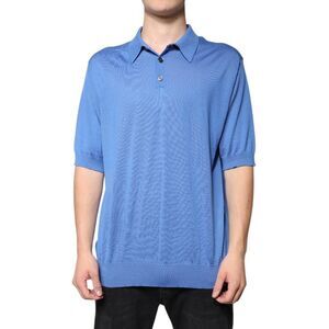 Pre Loved dolce & gabbana Men Blue Polos